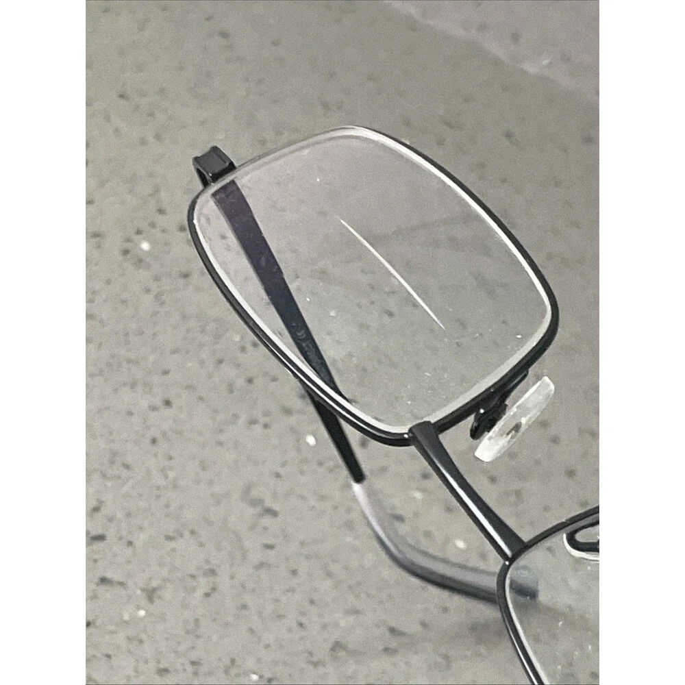 Eyebuydirect Chistopol 52-19-140 C1 Black Metal Eyeglasses FRAMES ONLY rectangle